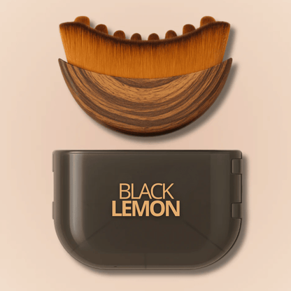 Cepillo facial de contorno linfático. Black Lemon™
