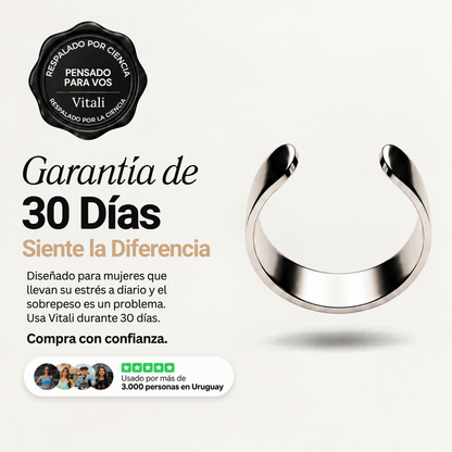 Anillo Vitali® Comfort de forma natural.