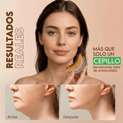 Cepillo facial de contorno linfático. Black Lemon™