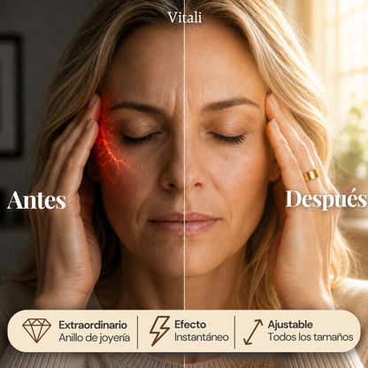 Anillo Vitali® Comfort de forma natural.